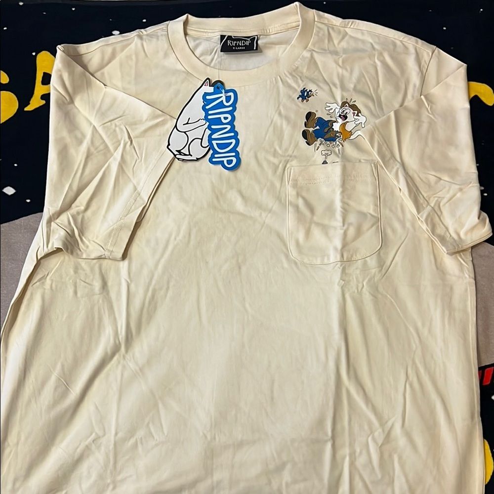 Ripndip Cream Short Sleeve Tee